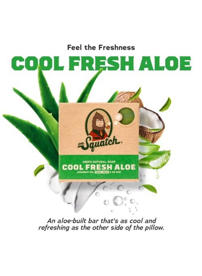 Dr. Squatch Basic Squatch Fresh Pack Cedar Citrus And Cool Fresh Aloe Handmade Bar Soap With Organic Oils Soap Gripper And Saverv - Image 3