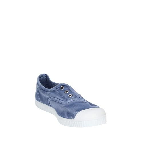 Cienta Kids Canvas Slip On Sneakers for Girls and Boys - Denim, 32 EU (1 M US Little Kid) - Image 5