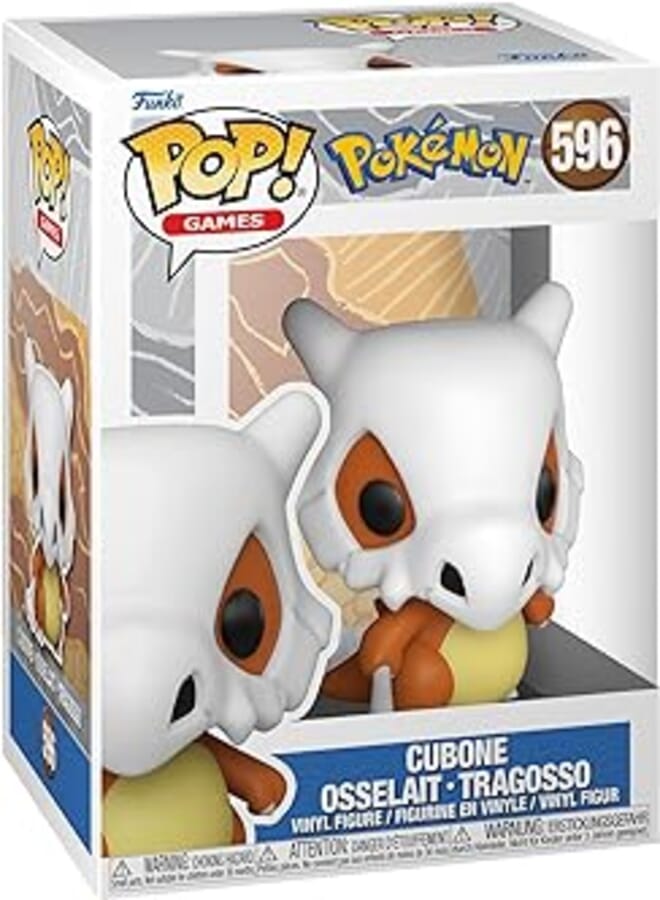 Funko Pop! Games: Pokemon- Cubone, Collectible Action Vinyl Figure - 65041