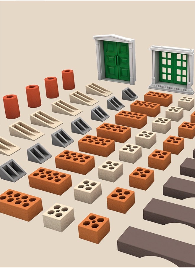 GROIC Mini Real House Building Kit STEM Learning Toys Building Blocks Educational Brick Construction Engineering Set 171 Pcs Displayable House Model Gift for Kids and Adult  - Image 3