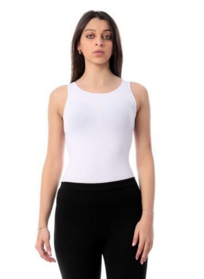 Carina Cotton wide strap t-shirt