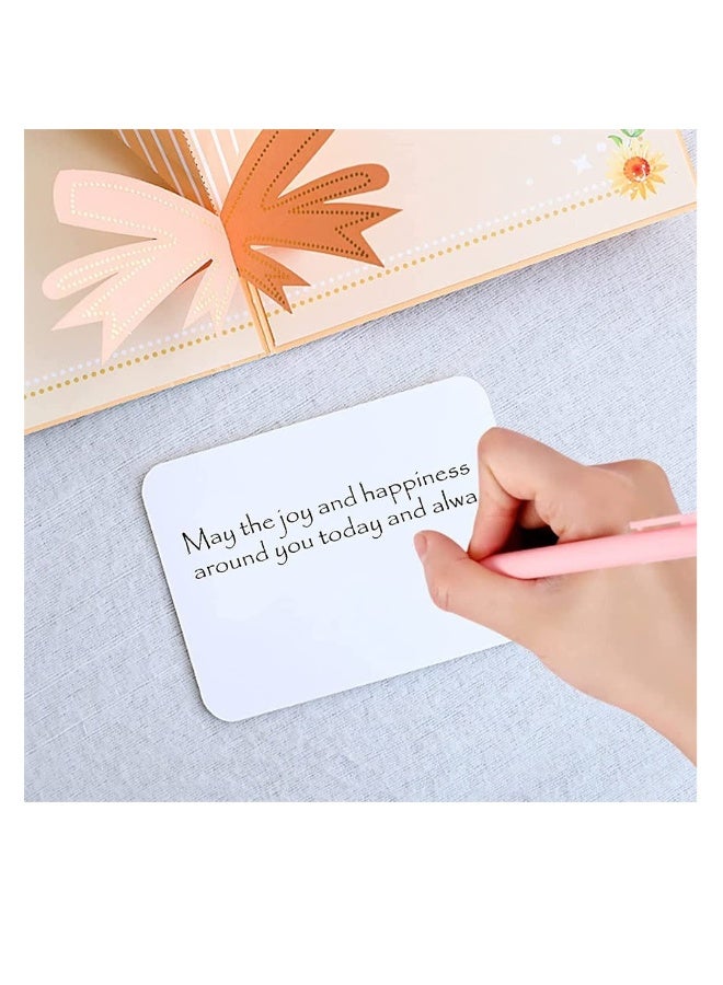 Thank You Pop Up Greeting Cards with Envelopes 3D Flower Bouquet for Mother's Day Teacher Appreciation Anniversary Wedding and Thanksgiving - Image 4