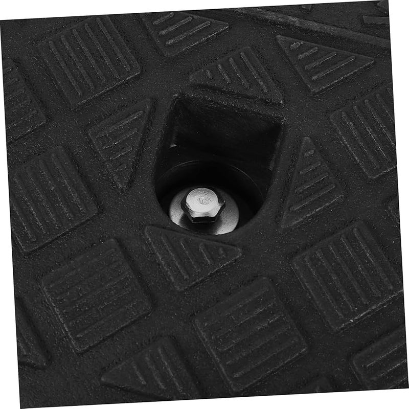 Heavy Duty Driveway Ramp for Vehicles Non Slip Wheelchair Ramp Plastic Construction Easy Installation - Image 4