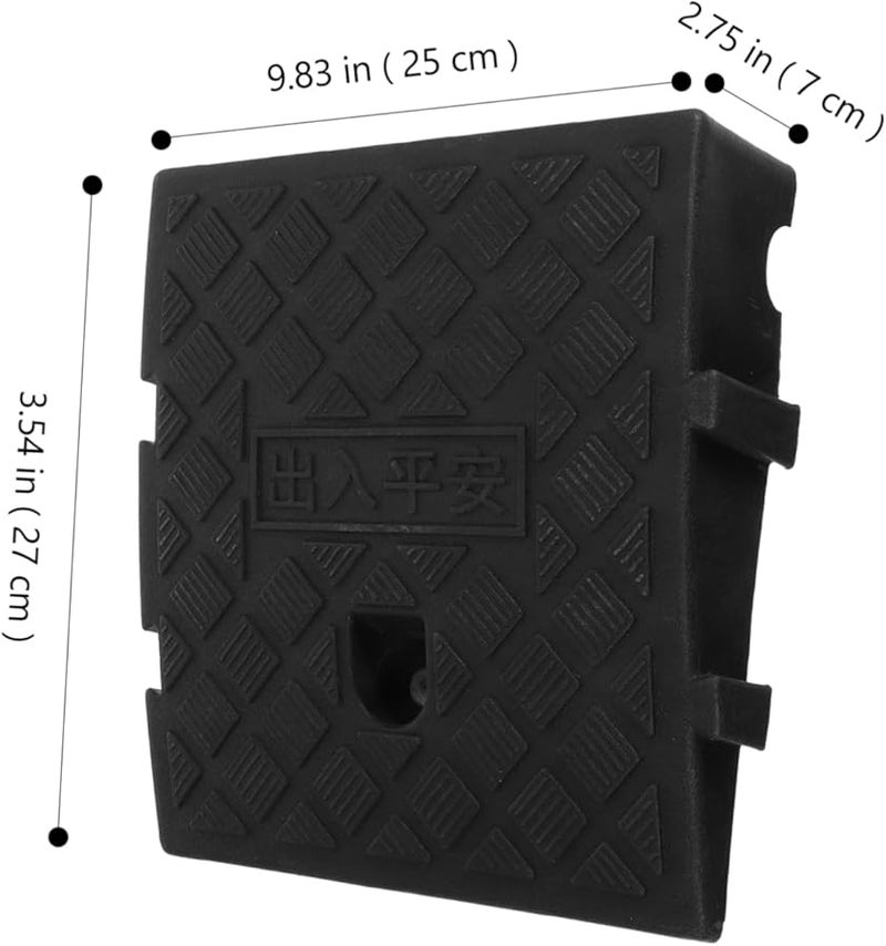 Heavy Duty Driveway Ramp for Vehicles Non Slip Wheelchair Ramp Plastic Construction Easy Installation - Image 3