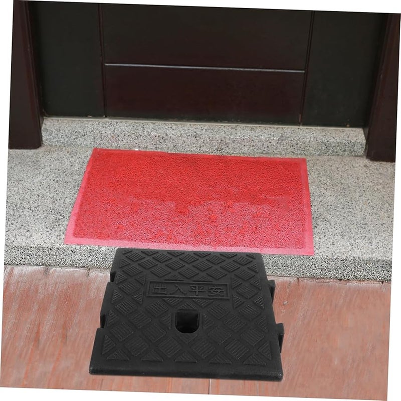 Heavy Duty Driveway Ramp for Vehicles Non Slip Wheelchair Ramp Plastic Construction Easy Installation - Image 5