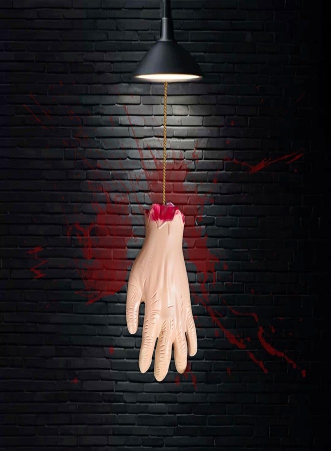 Shimmers Realistic Fake Hand for Halloween Decorations, Scary Prank Props & Horror Celebration Supplies - Lifelike Severed Hand for Haunted House, Creepy Display, and Halloween Costume Accessories - Image 3