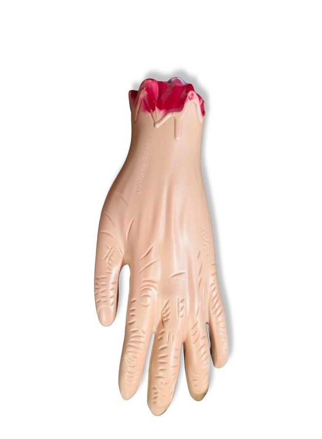 Shimmers Realistic Fake Hand for Halloween Decorations, Scary Prank Props & Horror Celebration Supplies - Lifelike Severed Hand for Haunted House, Creepy Display, and Halloween Costume Accessories - Image 1