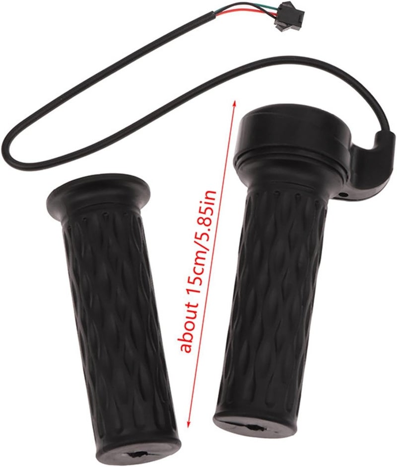 Qianly Throttle Handle with Cable Black 3 Wire Twist Ergonomic Easy to Install Supplies Sturdy Replacement Accessory - Image 2
