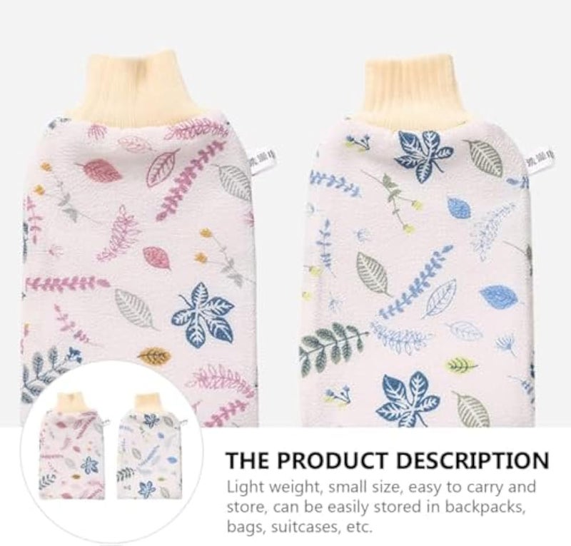 Exfoliating Gloves Body Scrubber,Deep Cleansing Exfoliating Bath Towel Scrub Glove,Self-Tanning Scrub Mitt-1pc -mulricolor - Image 5