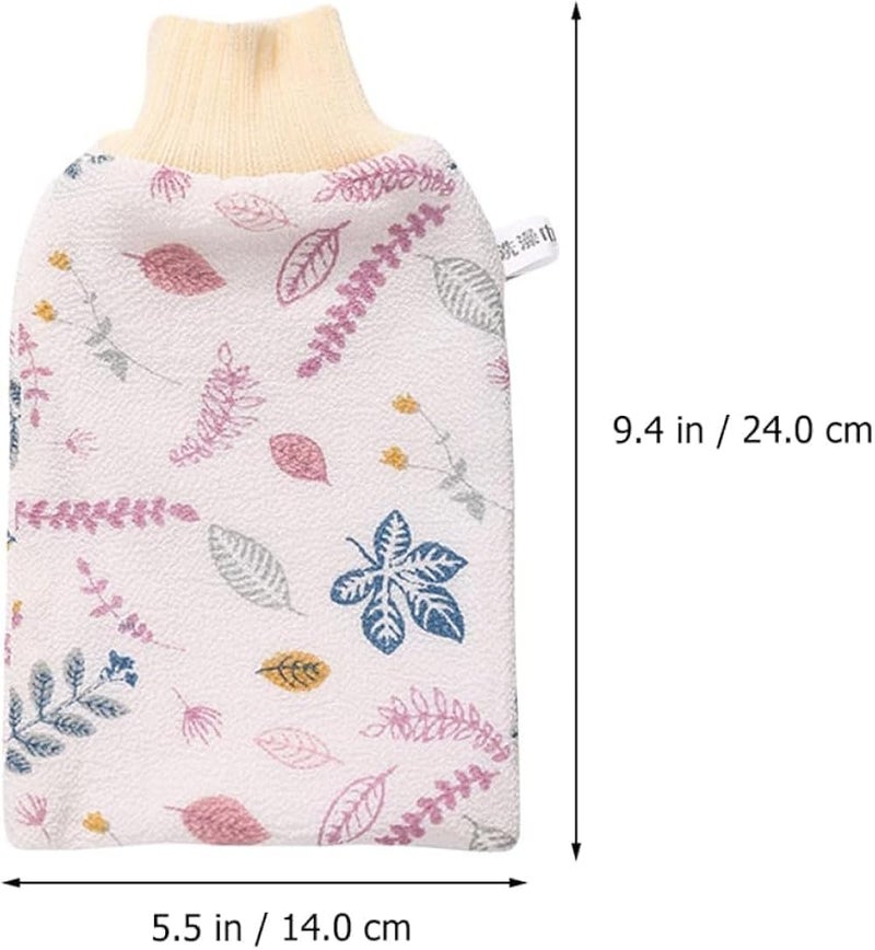 Exfoliating Gloves Body Scrubber,Deep Cleansing Exfoliating Bath Towel Scrub Glove,Self-Tanning Scrub Mitt-1pc -mulricolor - Image 2