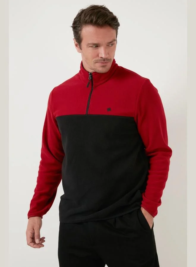 Buratti Buratti Regular Fit Anti-Pilling Non-Pilling Standing Collar Raised 2-Pack Polar Men's POLAR 5906016S2