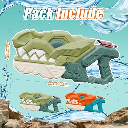 weirtoya Water Gun for Kids Squirt Guns Range Up to 32Ft Powerful Water Blaster for Summer Pool Beach Party Toys Water Fighting Summer Toys for Kids Ages 812 - Image 5