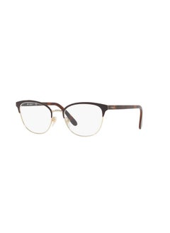 Vogue Eyewear Women'S Vo4088 Oval Prescription Eyeglass Frames, Top Brown/Pale Gold/Demo Lens, 52 Mm  - Image 2