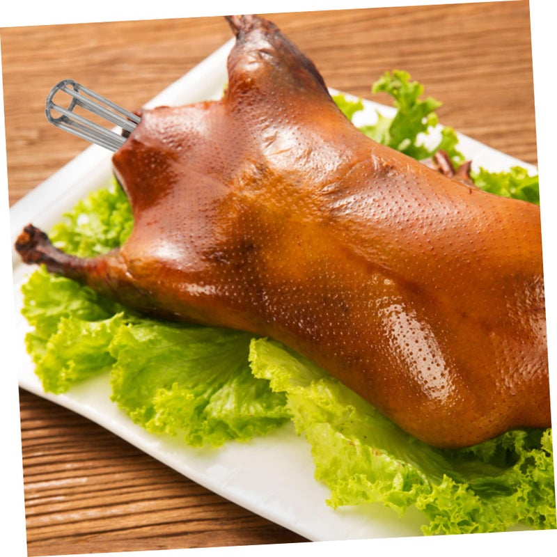 2Pcs Stainless Steel Duck Rack for Roasting Grilling Chicken and BBQ Home Outdoor Cooking - Image 5