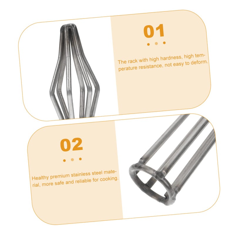 2Pcs Stainless Steel Duck Rack for Roasting Grilling Chicken and BBQ Home Outdoor Cooking - Image 4