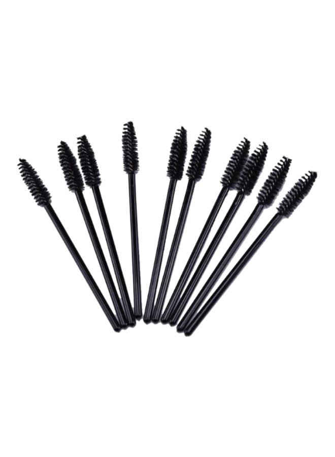 Voberry 100-Piece Disposable Eyelash Mini Brush Black - Image 1