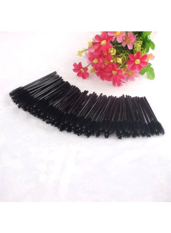 Voberry 100-Piece Disposable Eyelash Mini Brush Black - Image 3