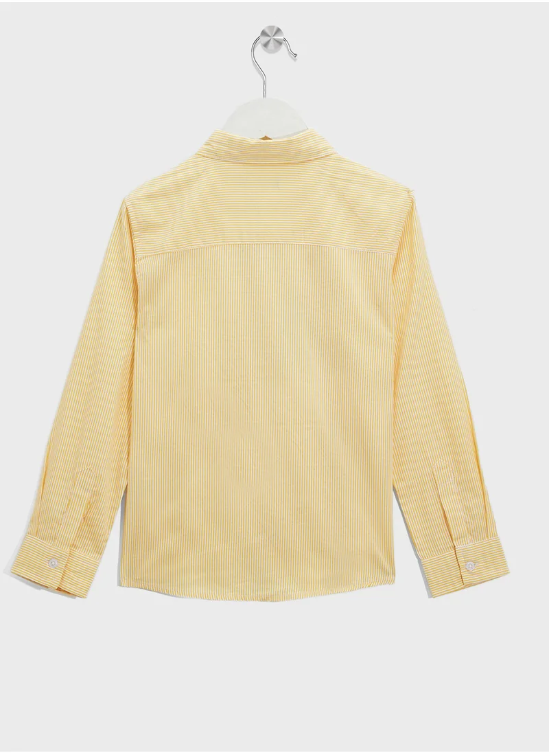 ريبلز مع نمشي Boys Regular Collar Shirts