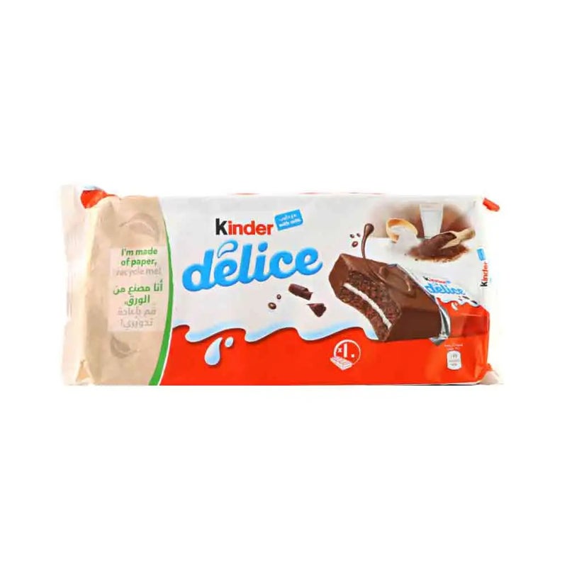 Kinder Delice Cake with Milk Filling- 390gms - Image 1