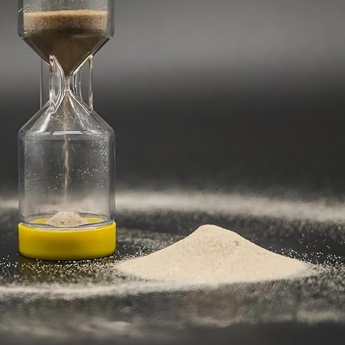 CLAPONE Sand Timer, Hourglass Sand Timers Colorful Sandglass Timer with Protective Cover for Classroom Home Office Royal Hourglass Sand Timers - Precision Plastic Sandglass Set (Pack of 6) - Image 2