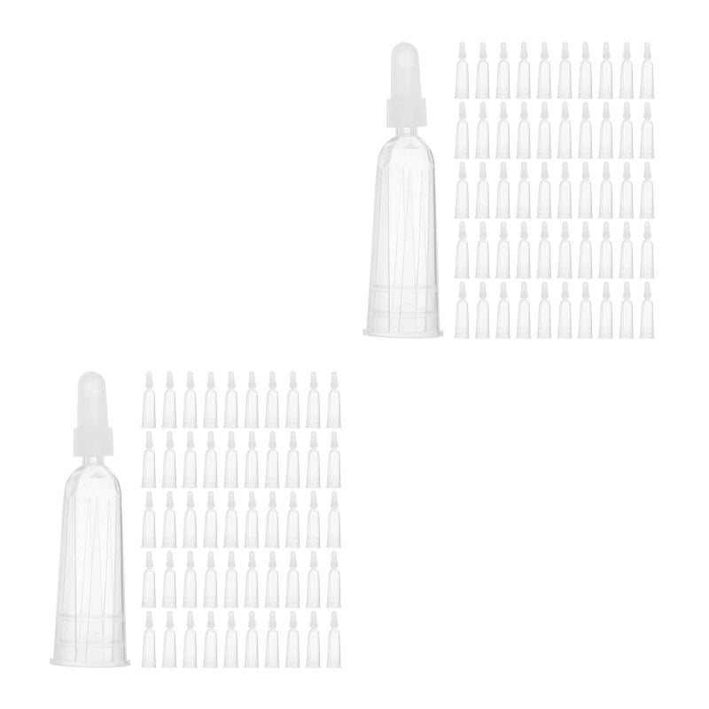 100 pcs Ampule Applicator Tips Replacement Ampule Bottle Liquid Dispensing Tips - Image 1
