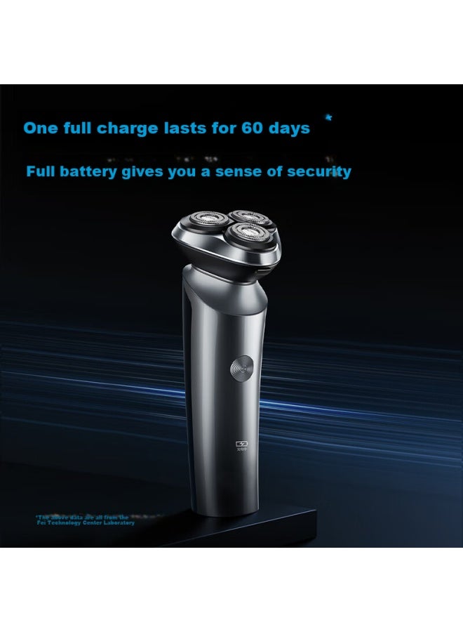 Flyco Men's Electric Shaver Full Body Washable Wet And Dry Dual Shaver Portable Shaving Knife 1 Hour Fast Charge 60 Minutes Battery Life Birthday Valentine's Day Gift For Boyfriend Fs922 - Image 1