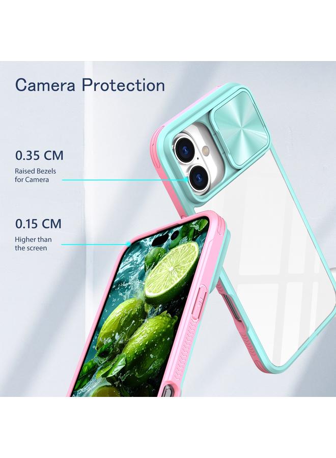 اس-توب جراب لهاتف iPhone 16 Pro Max مزود بدرع كاميرا منزلق من الأكريليك الهجين المصنوع من مادة TPU - Image 5