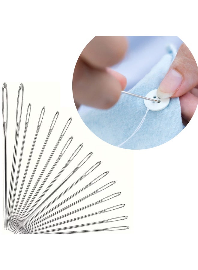 AMM Sewing Needles for Hand Sewing – Stitching Needles Set – 10 Pack Steel Needles for Tailoring, Embroidery & Clothes Repair - Image 1