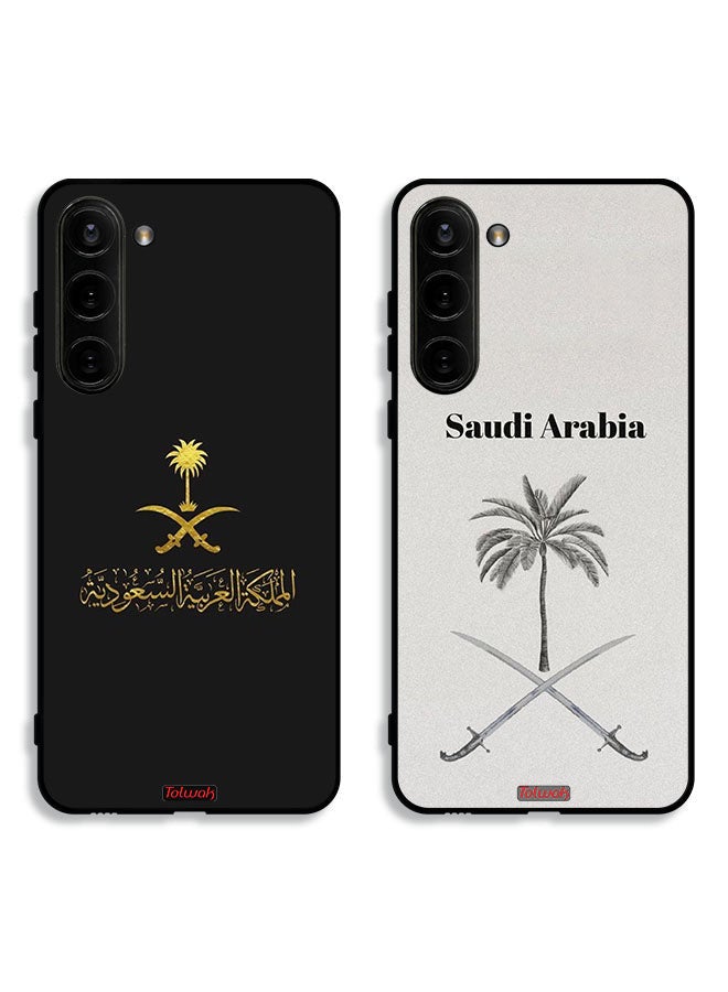 Tolwak Two Cases For Samsung Galaxy S23 Plus 5G Protective Covers Kingdom Sign - Image 1