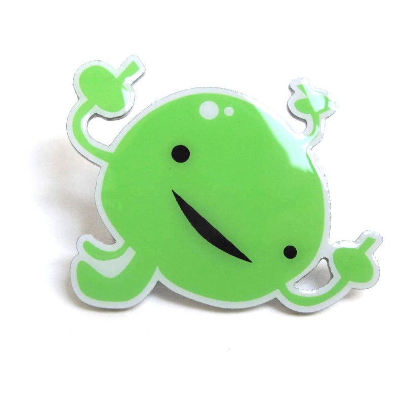 I Heart Guts Lymph Node Lapel Pin - Love at First Cyte! by I Heart Guts - Image 1