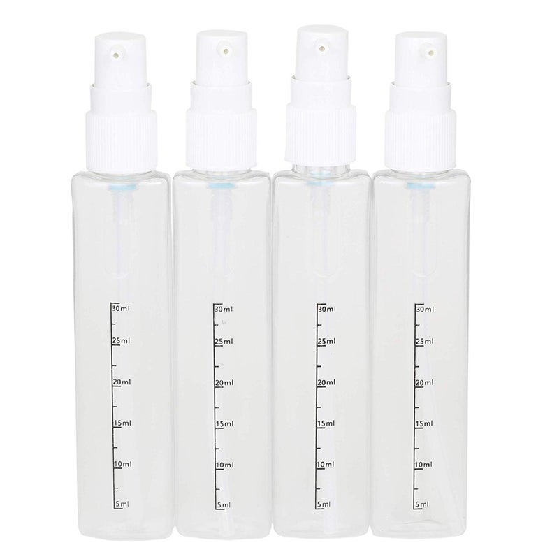Travigo 4-in-1 Travel Dispenser Bottle, TSA Approved,Includes Four Empty Reusable 1.4 oz. (40 mL) Cosmetic Toiletry Containers for Sanitizer, Soap, Lotions, Skincare, Makeup Products (Gray) - Image 4