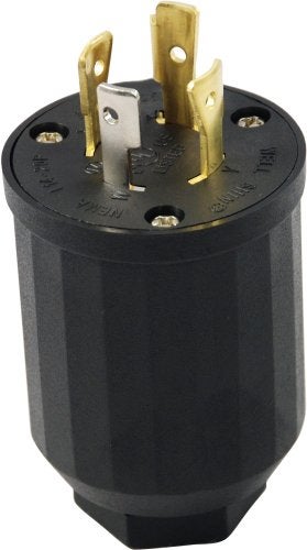 Conntek NEMA L14-20P Locking Plug Connector for Generator, 20 Amp, 125/250 Volt, 3 Pole, 4 Wire Grounding, Industrial Grade Heavy Duty, 60315 - Image 4