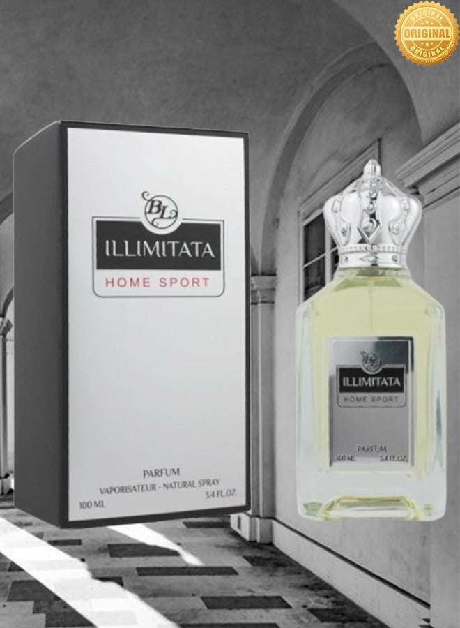 BL 4 Pieces Bl Illimitata Home Sport Perfume 100ml EDP - Image 2