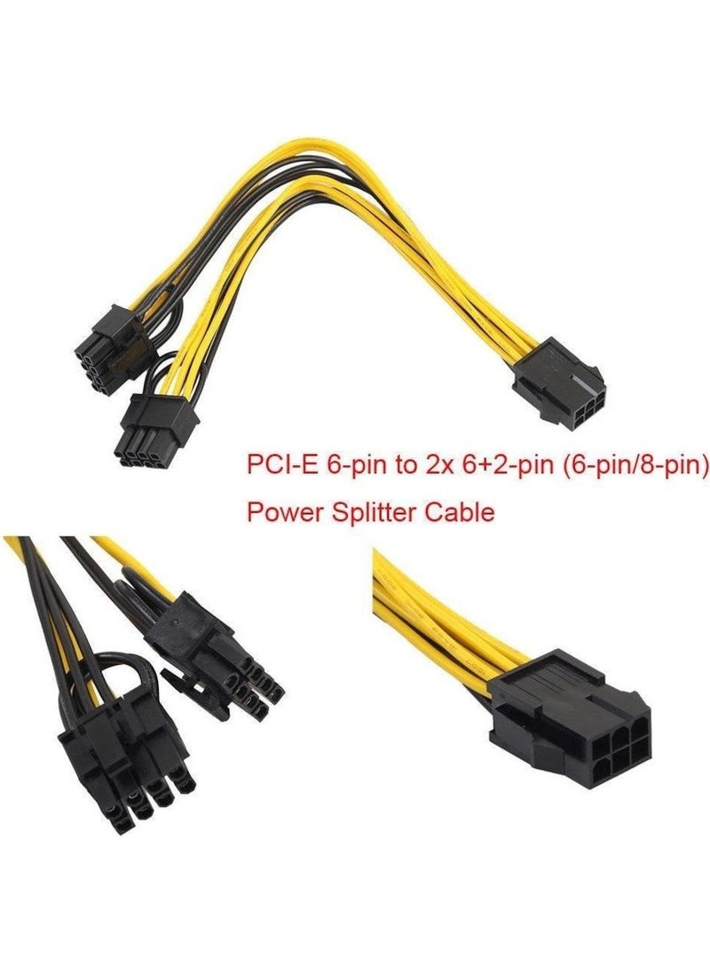 PrimeX Plus - PX-4302-8 8 Pin To 2x8 Pin PSU Graphics Card Power Converter Cable - Image 1