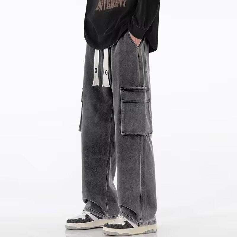 Unisex Casual Daily Denim Jeans - Image 3
