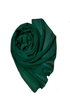 Scarf Chiffon Crepe Solid - Green - From Fatah