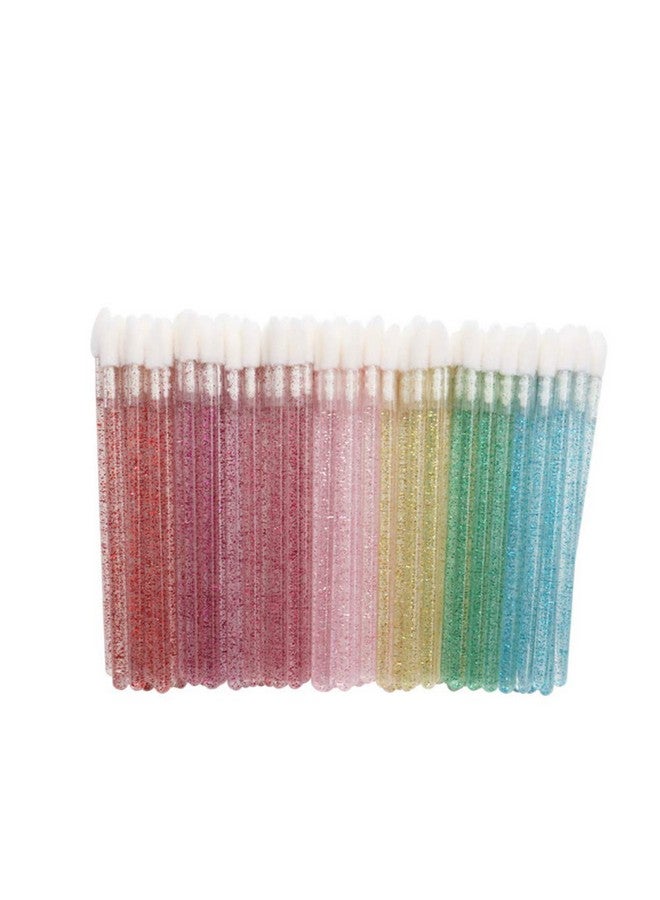 AKOAK 100 Pieces Disposable Lip Brushlip Gloss Stick Crystal Stick Lipstick Applicator Suitable For Professional Or Personal Use  - Image 1