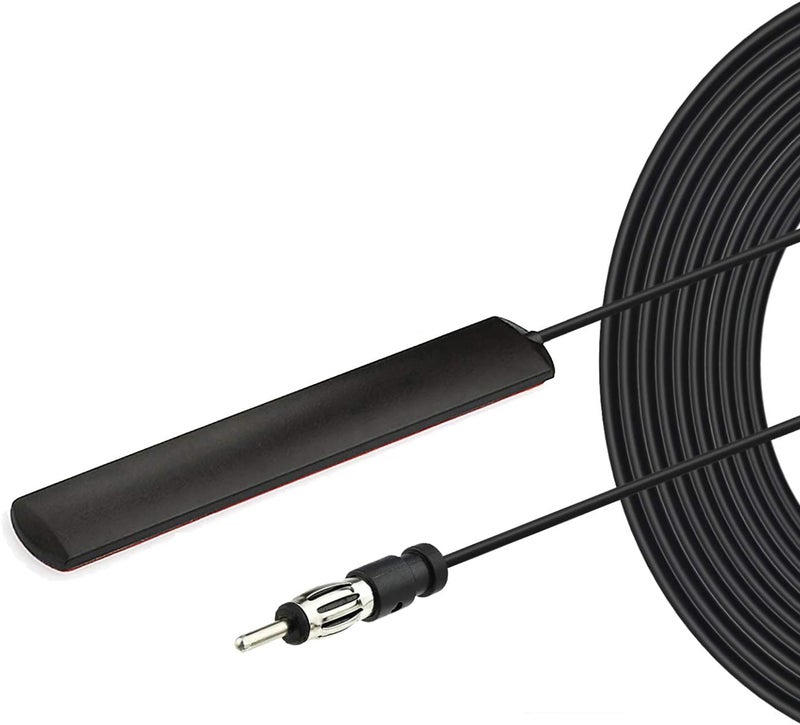 BINGFU Car Stereo FM AM Radio Antenna Car Adhesive Mount Hidden Patch Antenna for Vehicle Truck SUV Stereo in Dash Head Unit CD Media Receiver Player Audio HD Radio Tuner Amplifier - Image 1