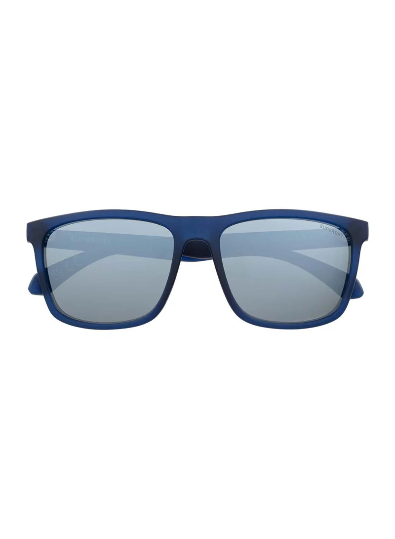 Superdry 5015 Full-Rim Square UV Protection Sunglasses - Silver
