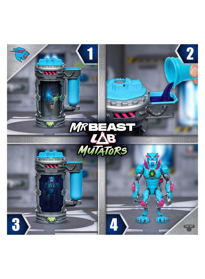 MrBeast Lab Mutation Chamber: Iconic Panther | Interactive Transformation | Lights & Sounds | Durable Build | Exclusive Collectible Figure | High-Quality Design - Image 4