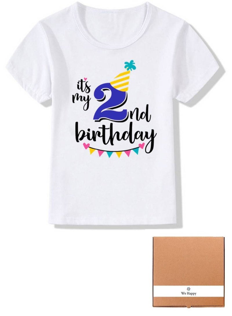 We Happy Its My Birthday Boys and Girls Party Costume T-shirt  - Image 1