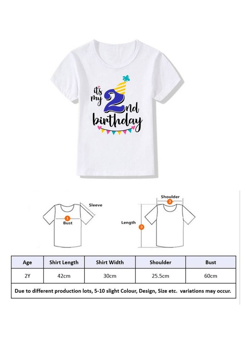 We Happy Its My Birthday Boys and Girls Party Costume T-shirt  - Image 2