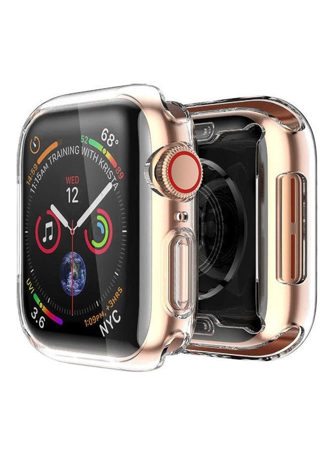 Beauenty Smiling Case For Apple Watch Series 4/5 With Built In Tpu Screen Protector 40Mm - All Around Protective Case For Apple Watch Series 5/4 40Mm (Clear) Clear