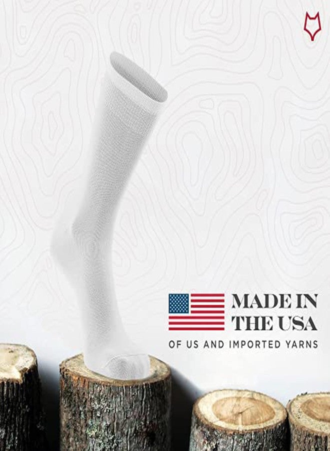 FOX RIVER FoxRiver Mens Wick Dry Auras Ultra-lightweight Liner Crew Hiking-socks, White, Small US - Image 2