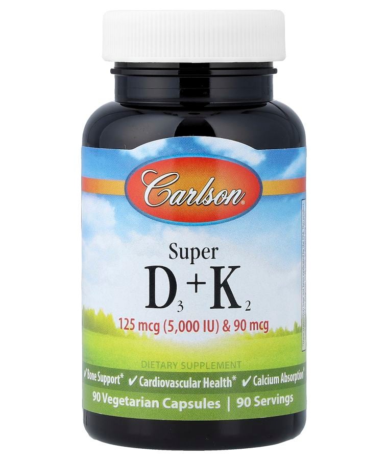 Super D3 + K2 90 Vegetarian Capsules