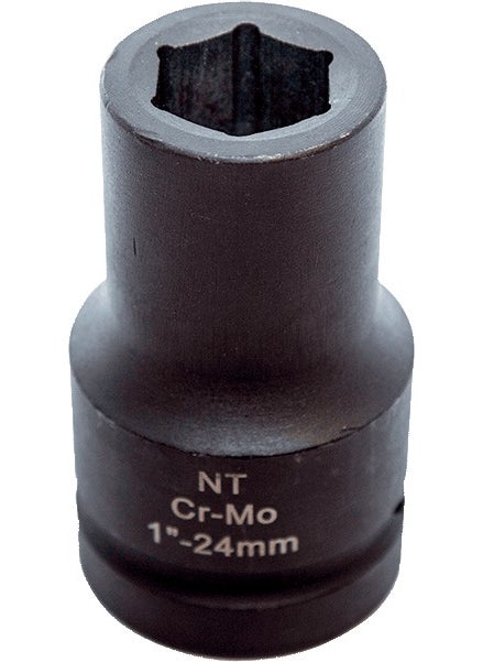 Nttools NTZLU1052 52 mm 1’’ Crmo Long Metric Impact Socket 