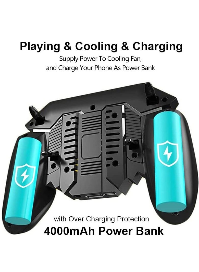 PUBG Mobile Controller with Phone Cooler and 4000mAh Mobile Power for PUBG/Fortnite/Call of Duty - Image 3