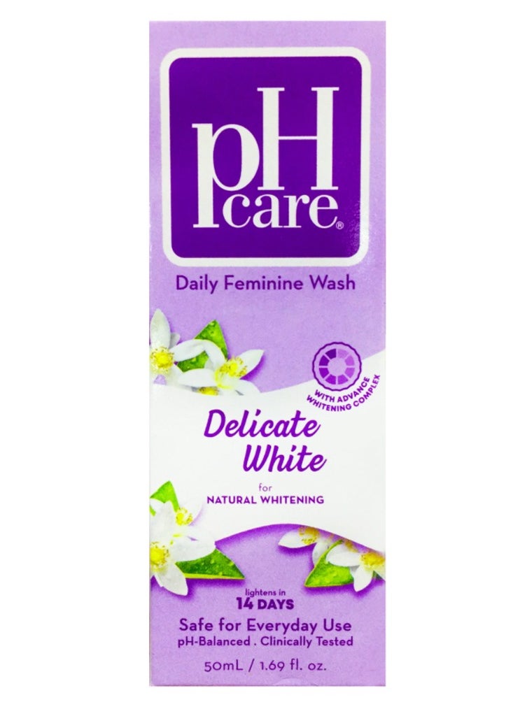 Daily Intimate Feminine Wash Delicate White With Fruti Fresh For Natural Whitning 50ml