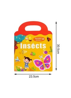 Generic Reusable Magnetic Stickers Book Insects  - Image 3