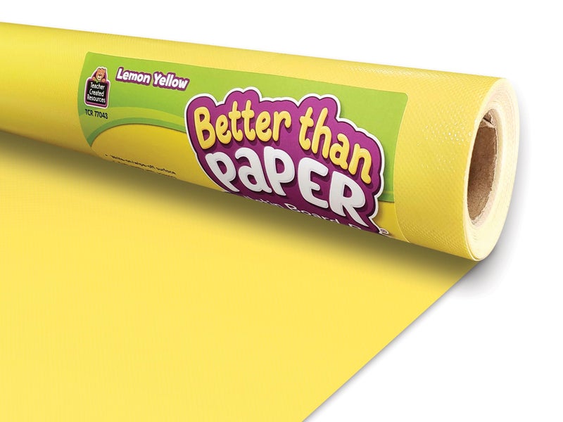 Teacher Created Resources Lemon Yellow Better Than Paper Bulletin Board Roll (TCR77043) - Image 1